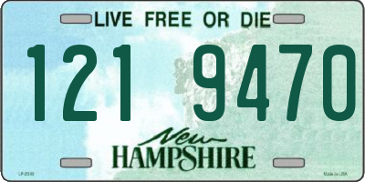 NH license plate 1219470