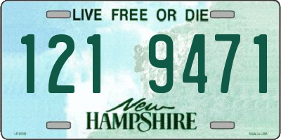 NH license plate 1219471