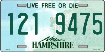 NH license plate 1219475