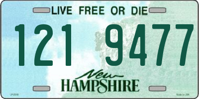 NH license plate 1219477