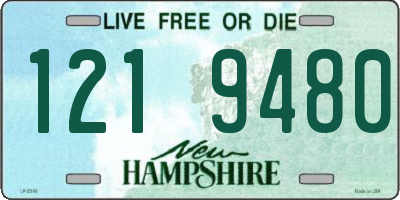 NH license plate 1219480