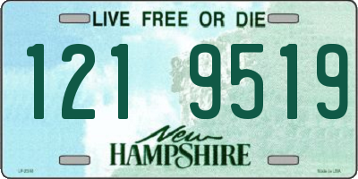 NH license plate 1219519