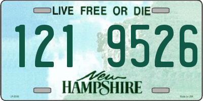NH license plate 1219526