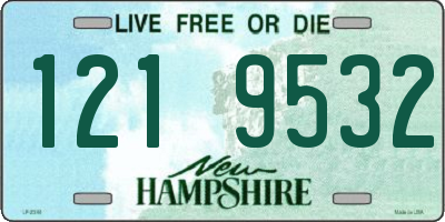 NH license plate 1219532