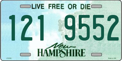 NH license plate 1219552