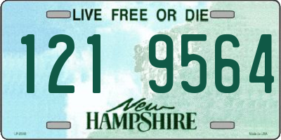 NH license plate 1219564