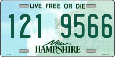 NH license plate 1219566