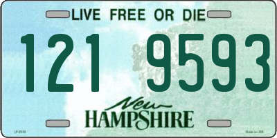 NH license plate 1219593