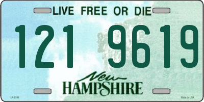 NH license plate 1219619