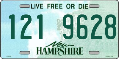 NH license plate 1219628