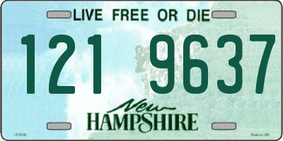 NH license plate 1219637