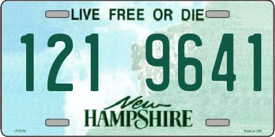 NH license plate 1219641
