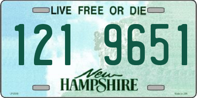NH license plate 1219651