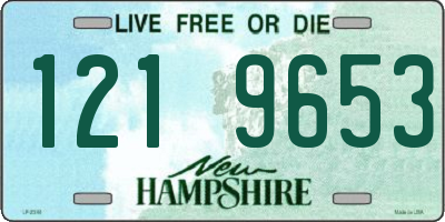 NH license plate 1219653