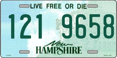 NH license plate 1219658