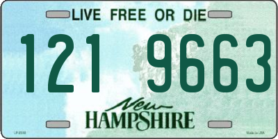 NH license plate 1219663