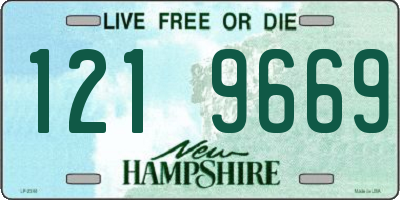 NH license plate 1219669