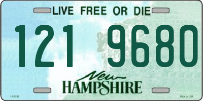 NH license plate 1219680