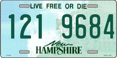 NH license plate 1219684
