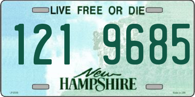NH license plate 1219685
