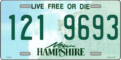 NH license plate 1219693