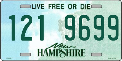 NH license plate 1219699