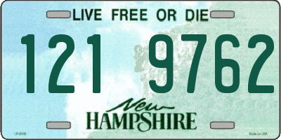 NH license plate 1219762