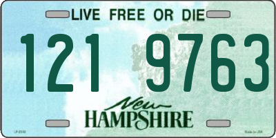 NH license plate 1219763