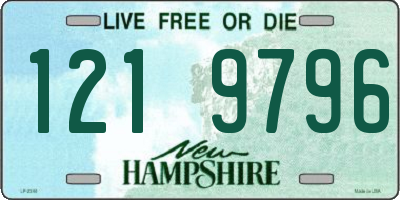 NH license plate 1219796