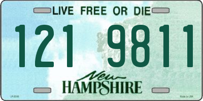 NH license plate 1219811