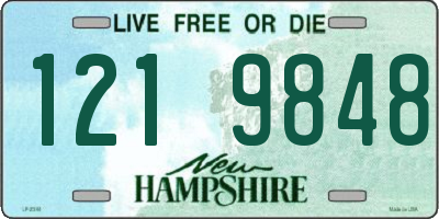 NH license plate 1219848