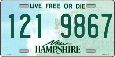 NH license plate 1219867