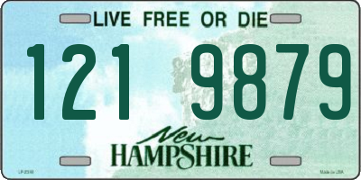 NH license plate 1219879