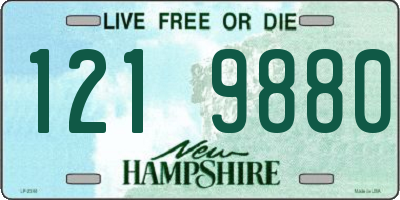 NH license plate 1219880