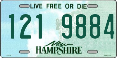 NH license plate 1219884
