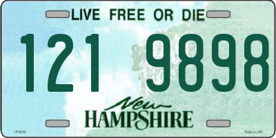 NH license plate 1219898