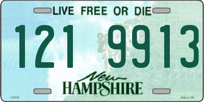 NH license plate 1219913
