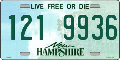 NH license plate 1219936