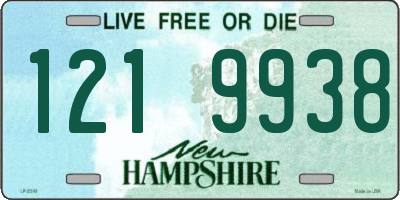 NH license plate 1219938
