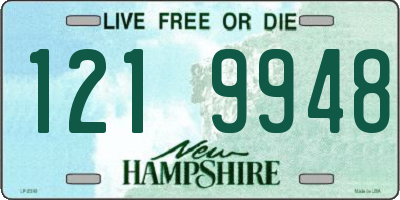 NH license plate 1219948