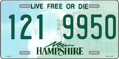 NH license plate 1219950