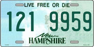 NH license plate 1219959