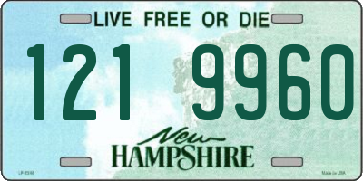 NH license plate 1219960