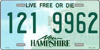 NH license plate 1219962