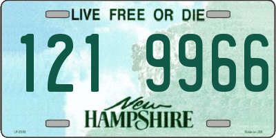 NH license plate 1219966