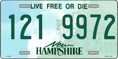 NH license plate 1219972