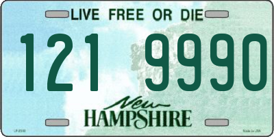 NH license plate 1219990