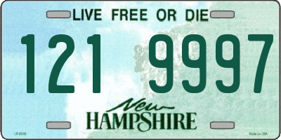 NH license plate 1219997
