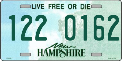 NH license plate 1220162