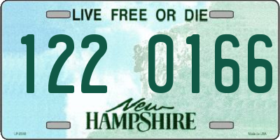 NH license plate 1220166